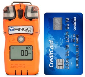 Tango TX1 card-sized gas detector