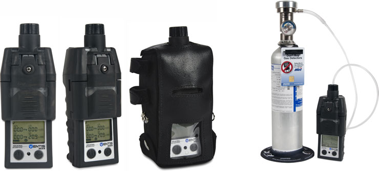 Ventis MX4 multi-gas portable gas detector with pump
