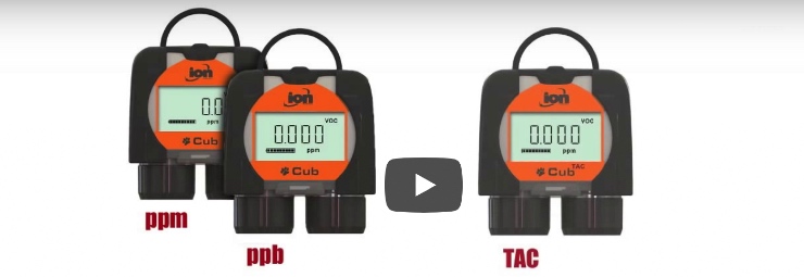 Ion Science Cub PID rental gas detectors