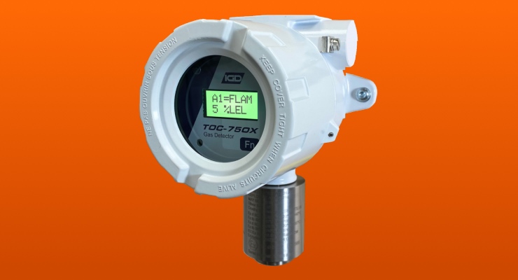 IGD TOC-750XD featuring the groundbreaking MK8 Pellistor gas detector for advanced flammable gas detection.